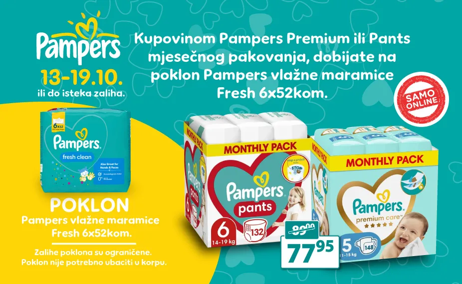 Pampers + maramice