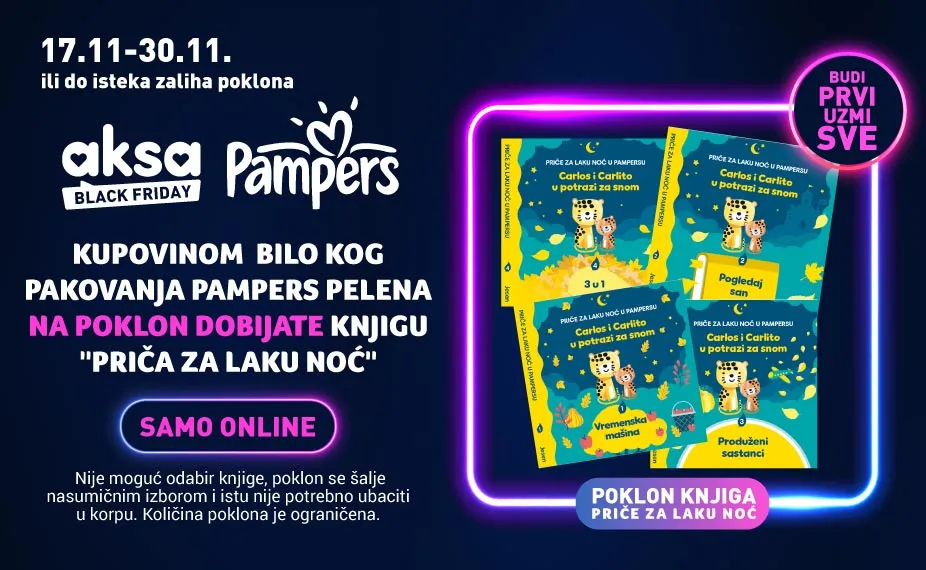 Pampers + knjiga