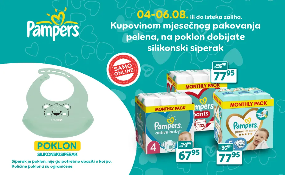 Pampers + siperak