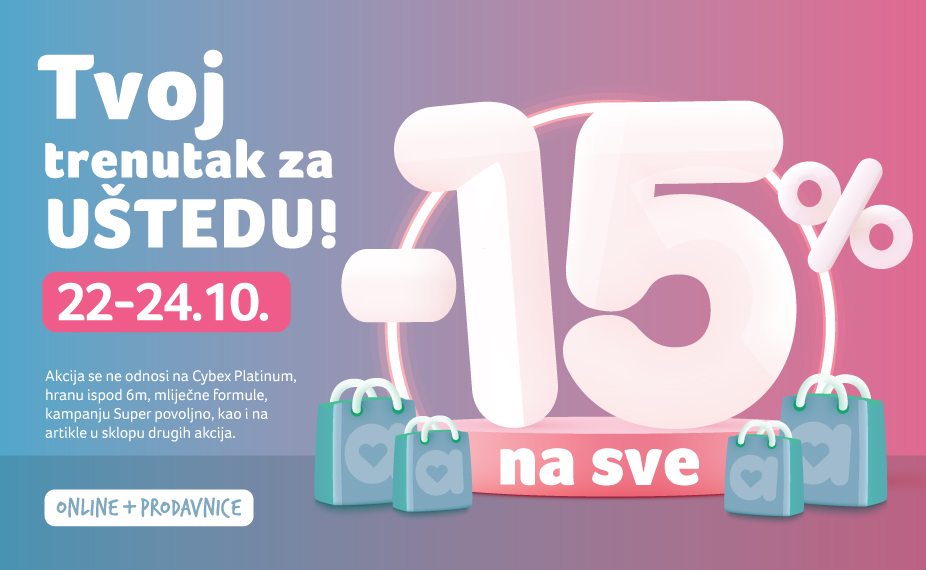 -15% na sve