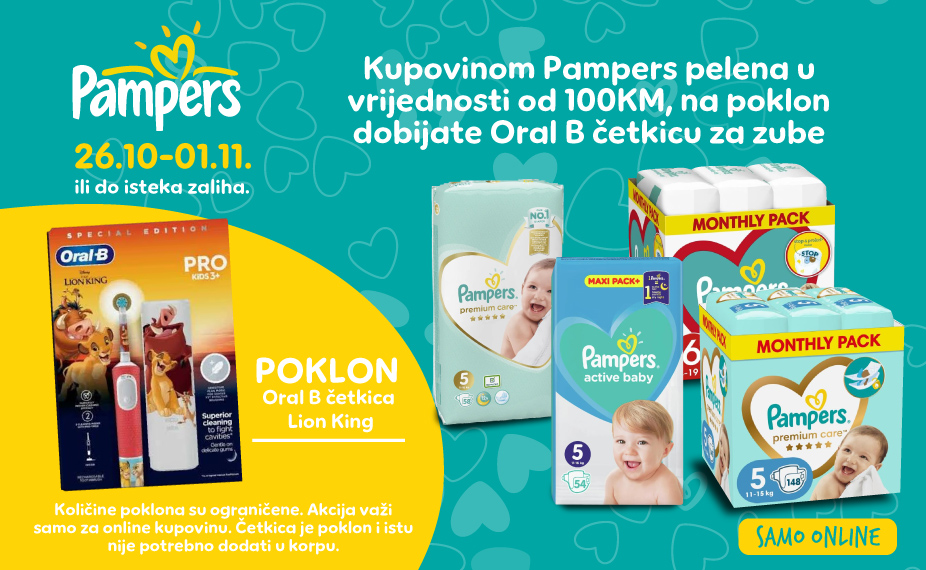 Pampers i Oral B