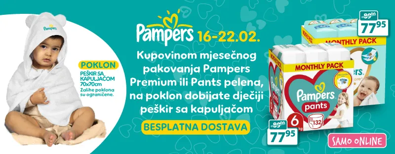Pampers + peškir