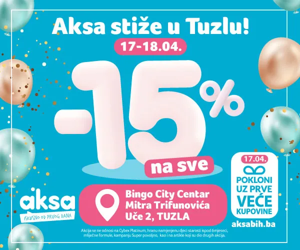 Aksa stiže u Tuzlu!