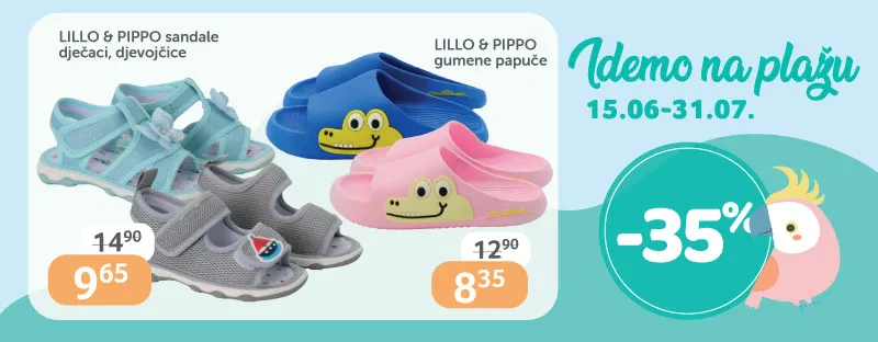 Idemo na plažu - sandale/papuče