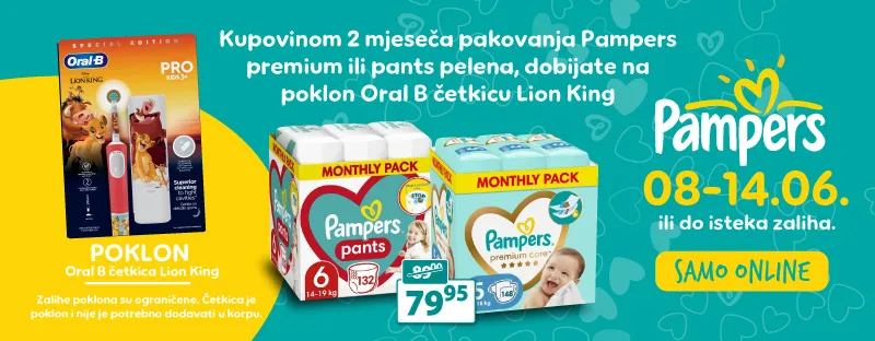 Pampers i Oral B
