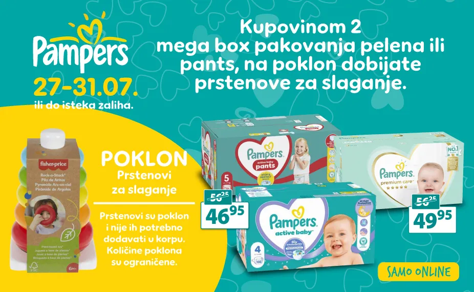Pampers + prstenovi