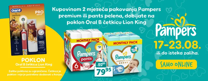Pampers i OralB