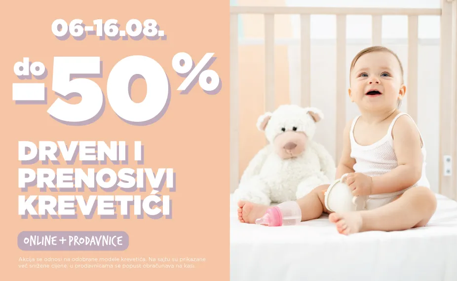 Drveni i prenosivi krevetići