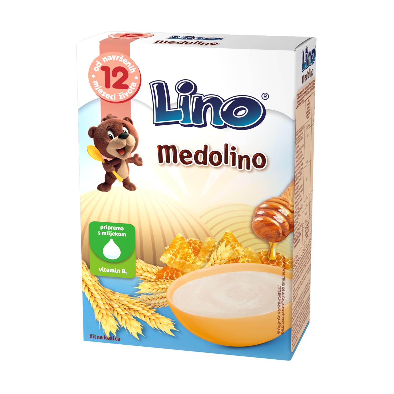 Lino bezmliječna instant kaša junior medolino 200g 