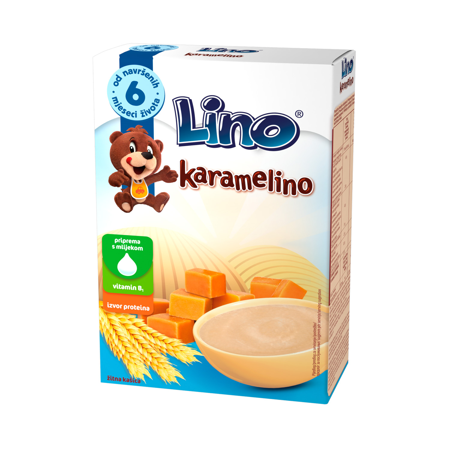 Lino bezmliječna instant kaša karamelino 200g 