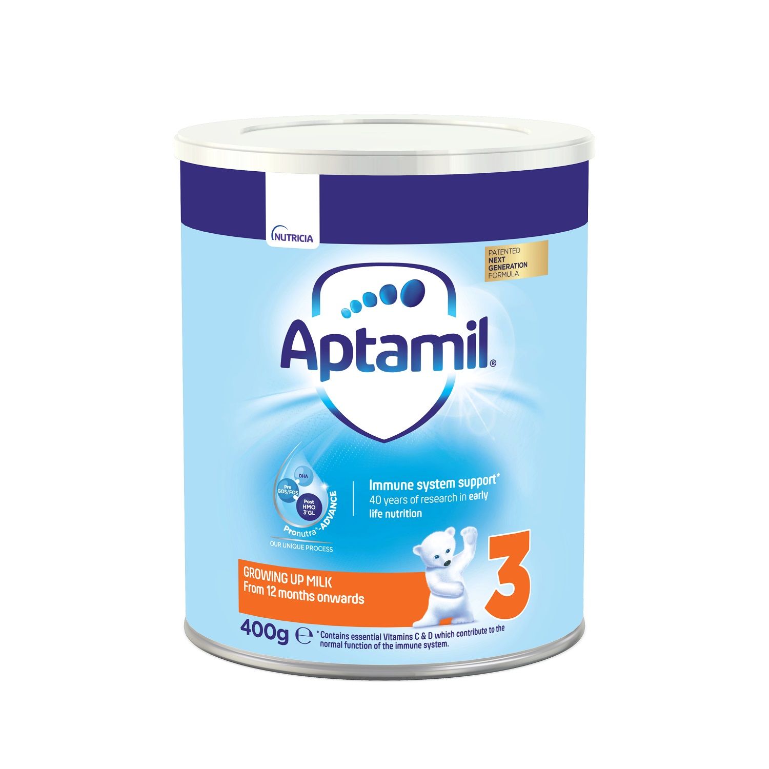 Milupa mlijeko Aptamil 3 400g limenka 