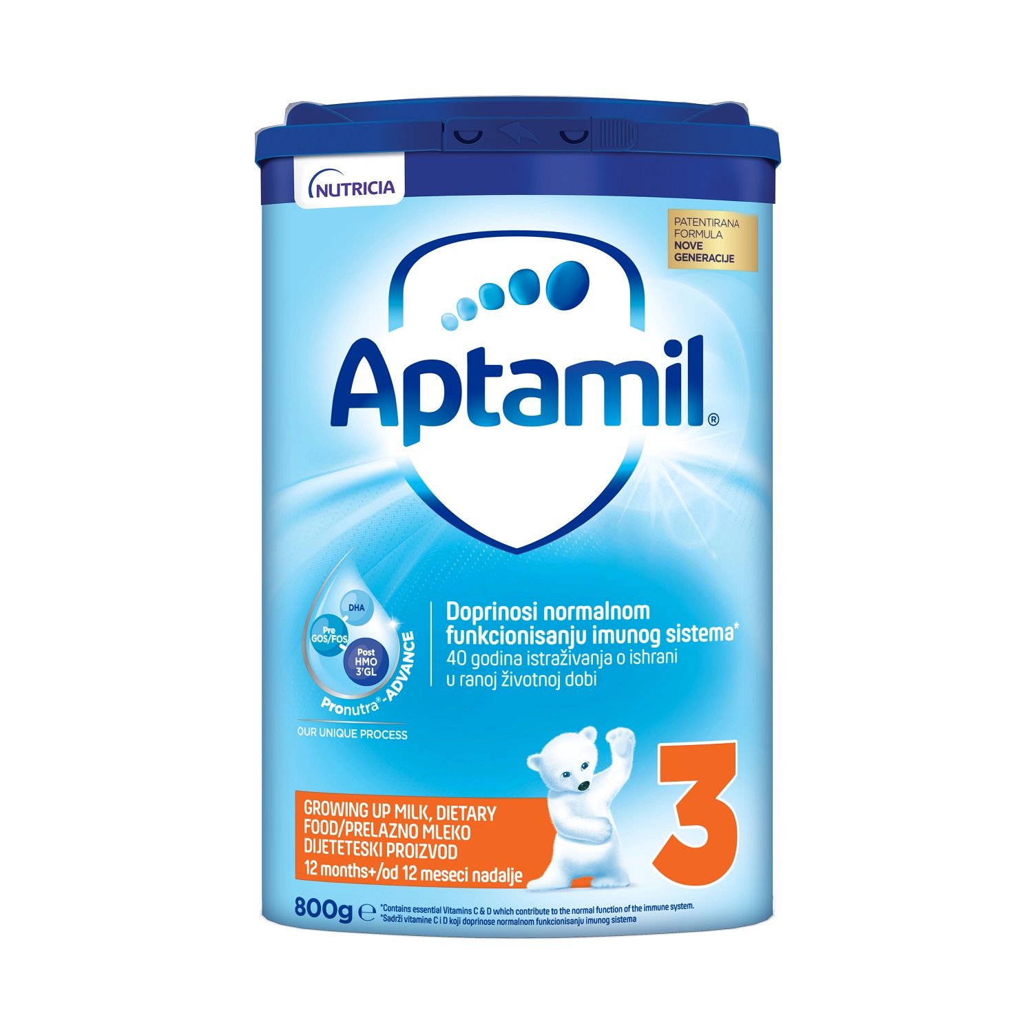 Milupa mlijeko Aptamil 3 800g easy pack 
