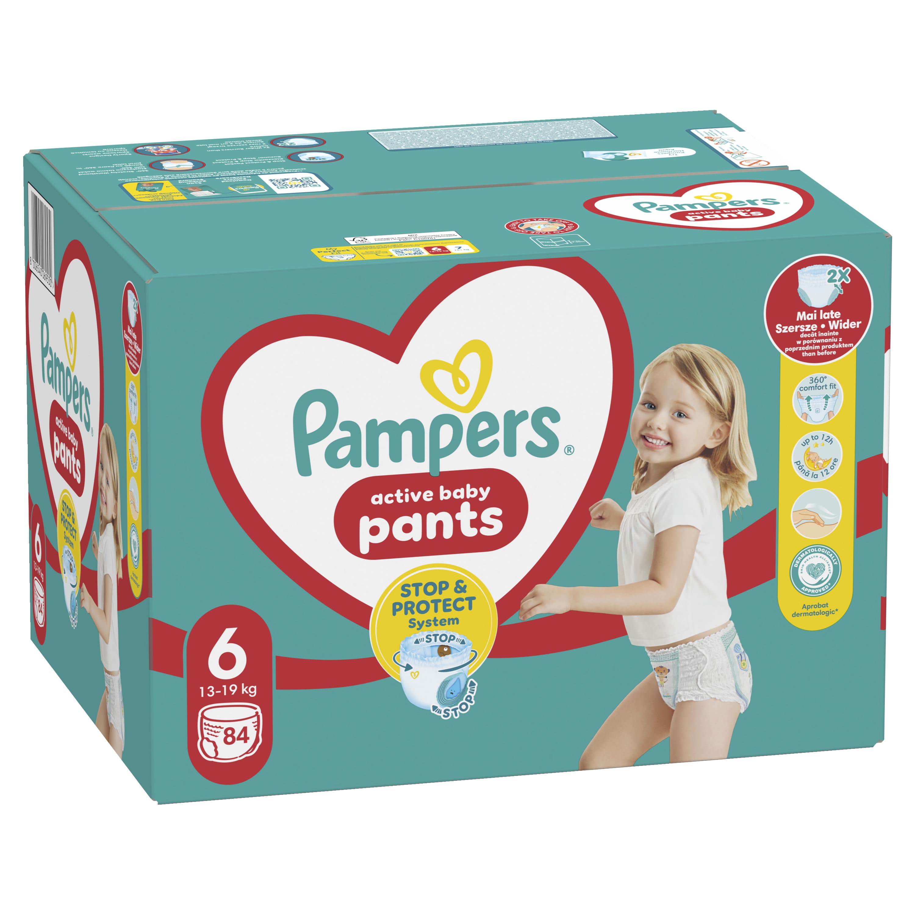 Pampers pants pelene MB 6 extra large 16+kg 84kom 