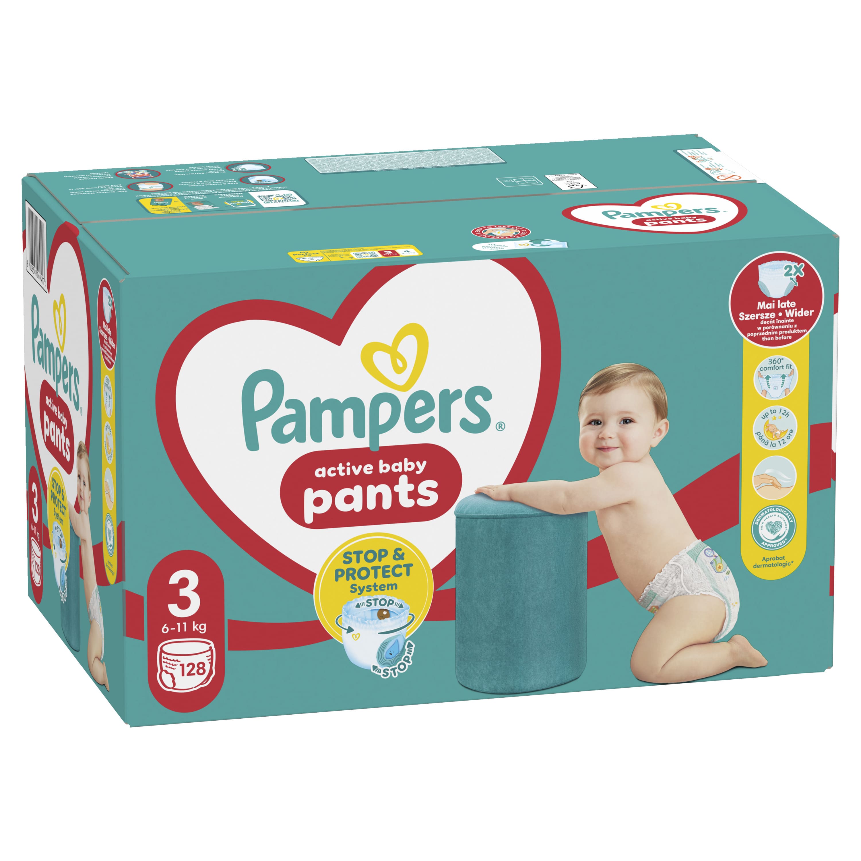 Pampers pants pelene MB 3 midi 6-11kg 120kom 
