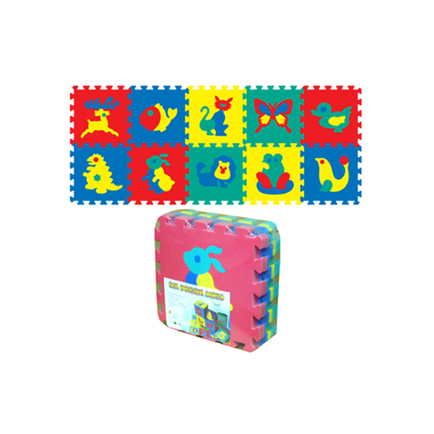 Podne puzzle životinje 10 pcs 320x320x100 PZ10052 