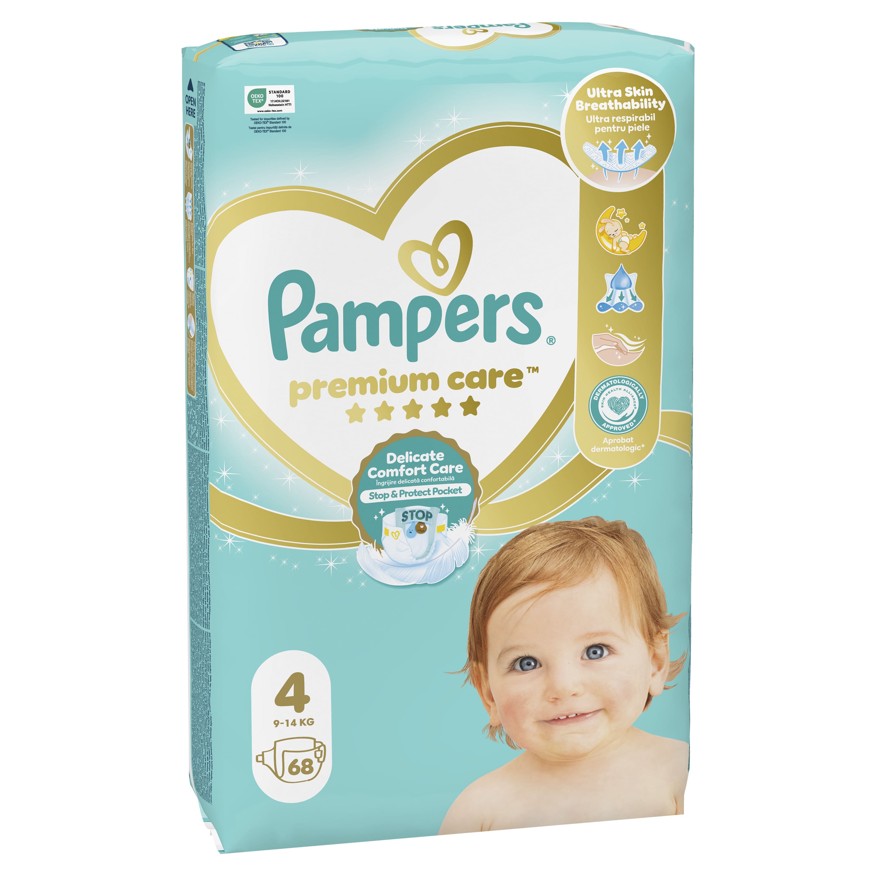 Pampers pelene premium JP 4 maxi 8-14kg 68kom 