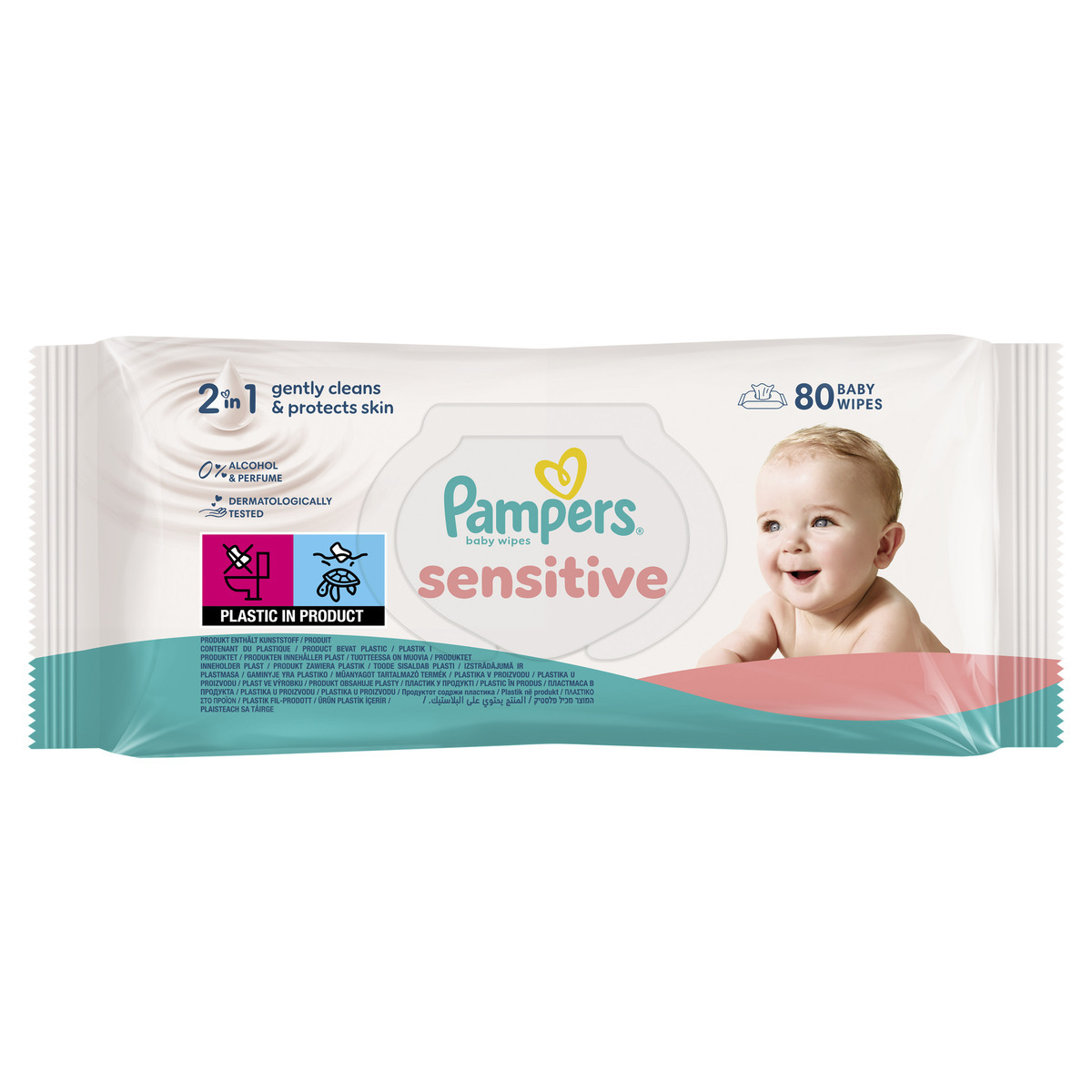 Pampers baby vlažne maramice sensitive 80kom 