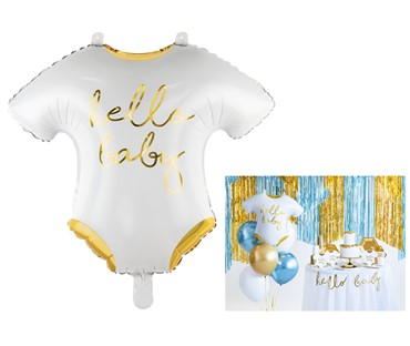 Folijski balon hello baby 51x45 cm 