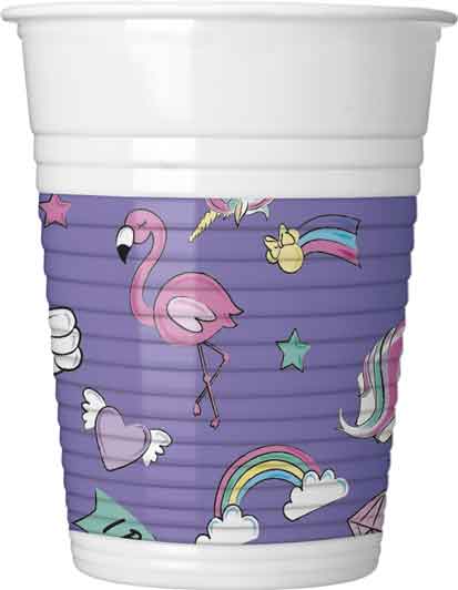 Plastične čaše Minnie metallic Disney 8 kom 