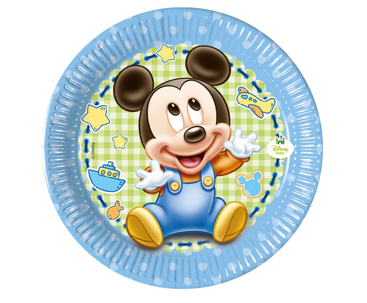 Papirni tanjur Mickey baby 20 cm 8 kom 