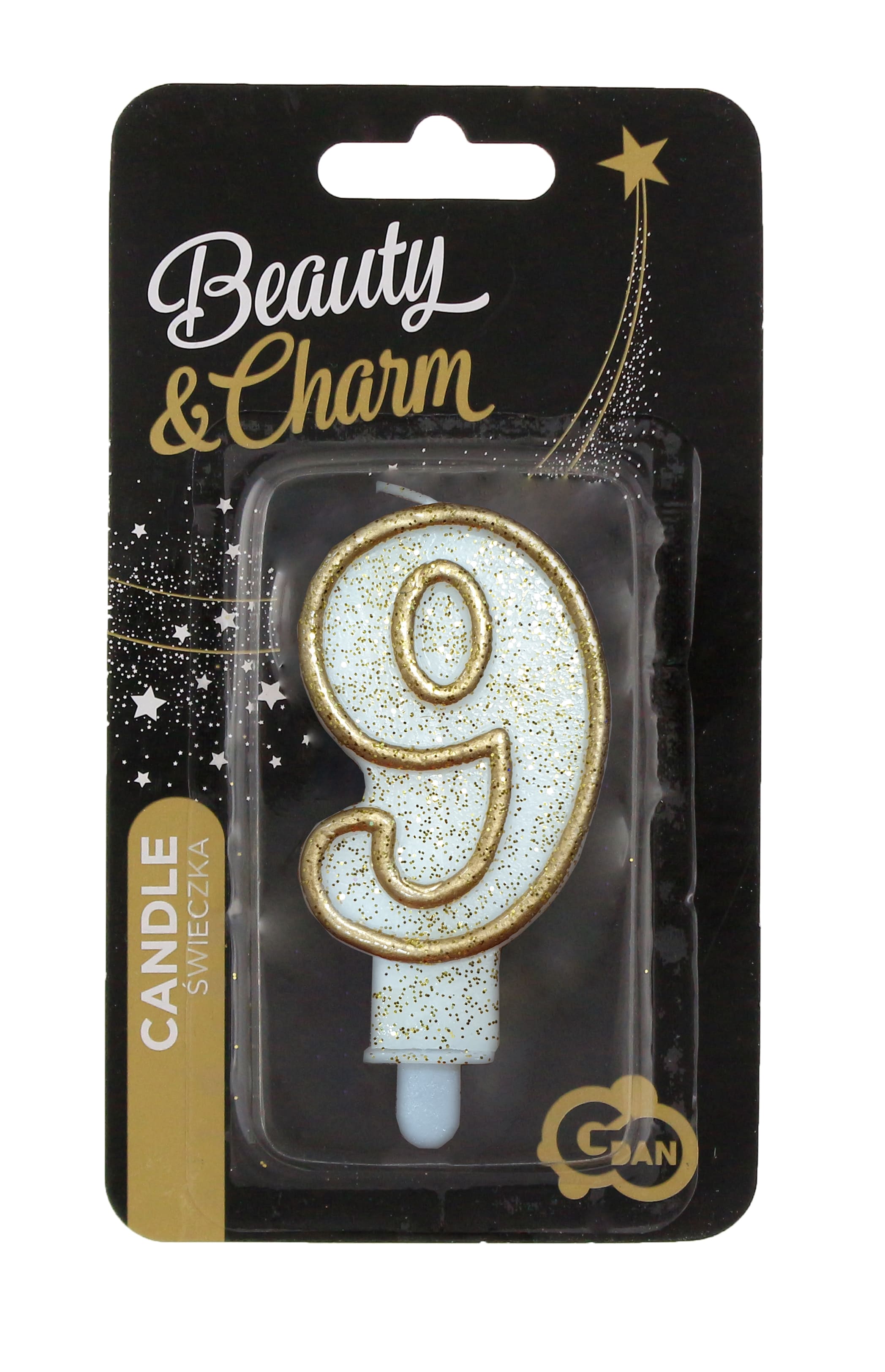Svijeća zlatna br.9 