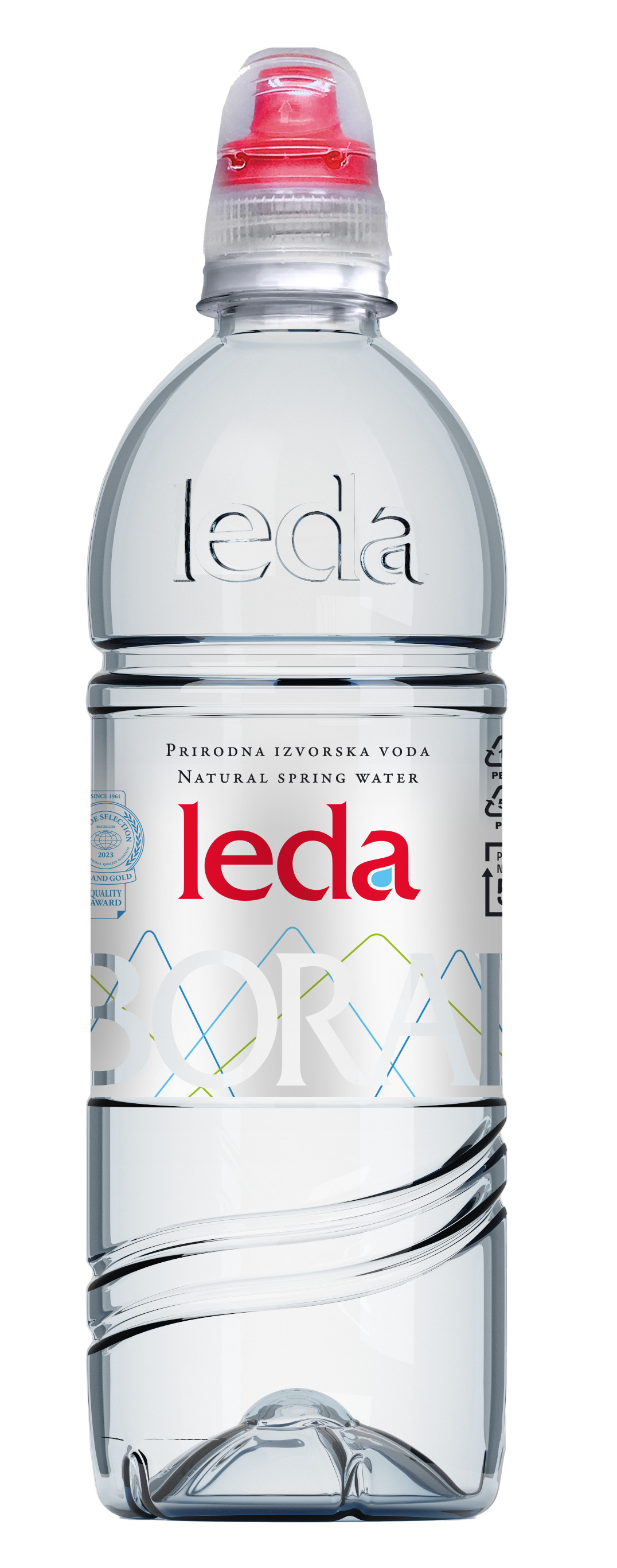 VODA LEDA 0,5l sportski čep 
