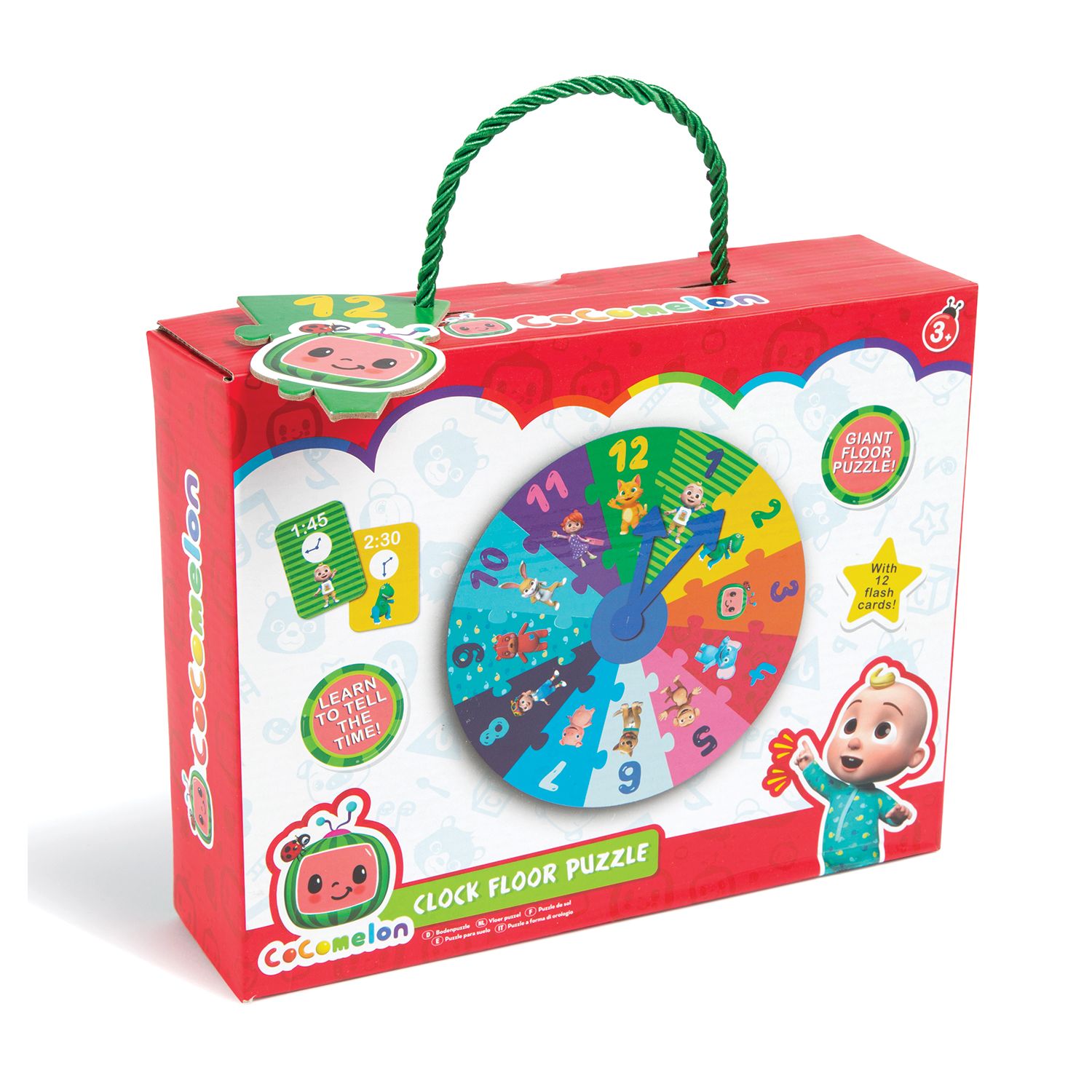 Cocomelon puzzle u obliku sata 