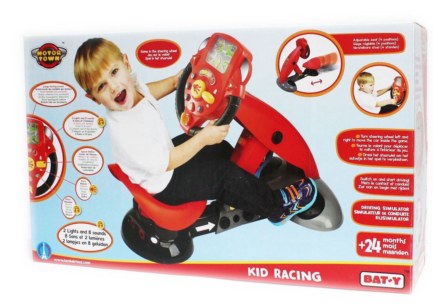 Motor Town Simulator za voznju baby 71x42x18cm 