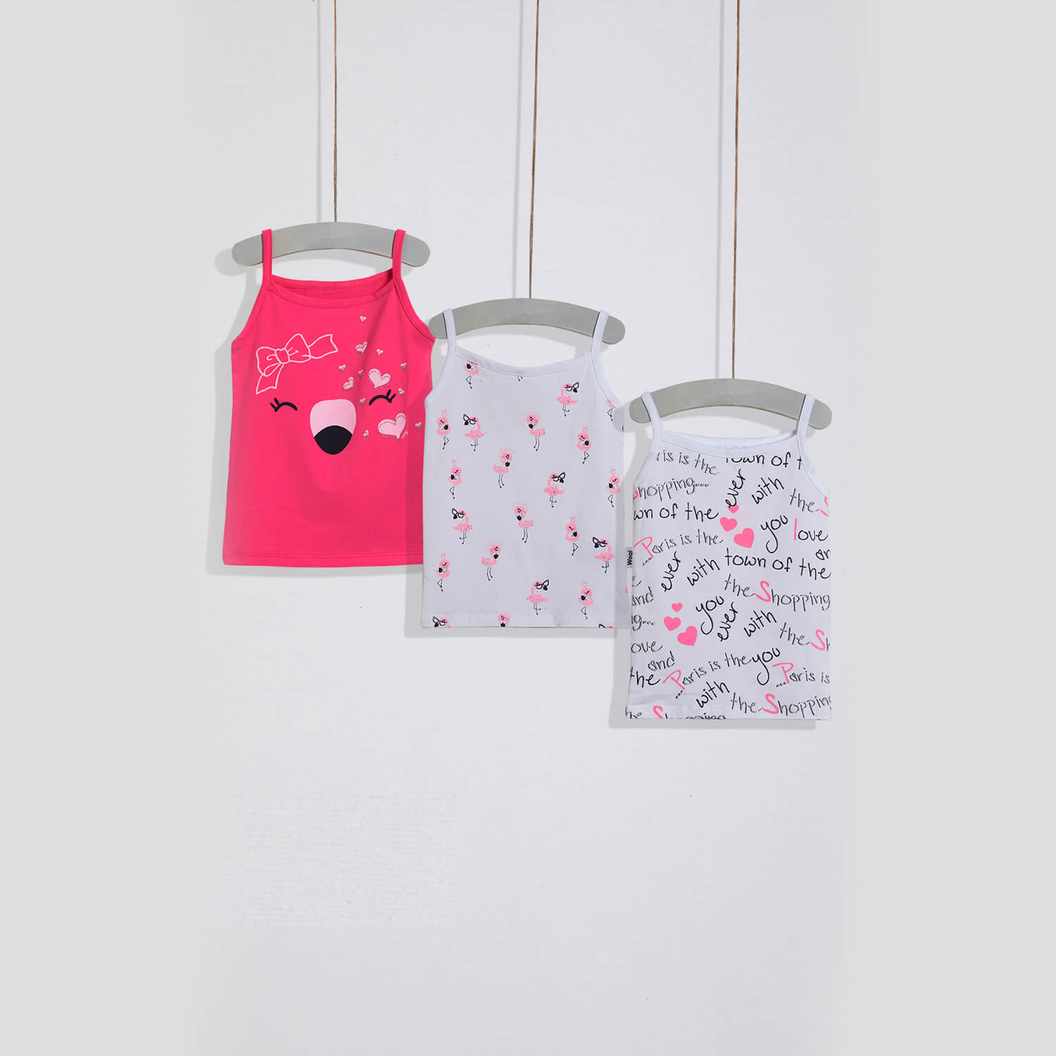 WOGI potkošulja set 3/1, djevojčice 