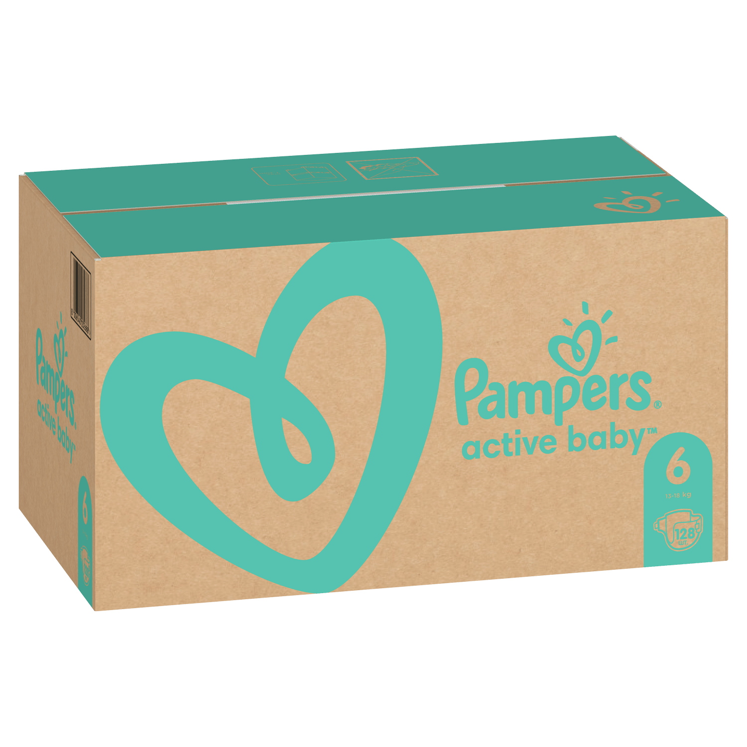 Pampers Msb Jumbo Maxi Pack 6 Ex.Large 13-18kg 128kom 