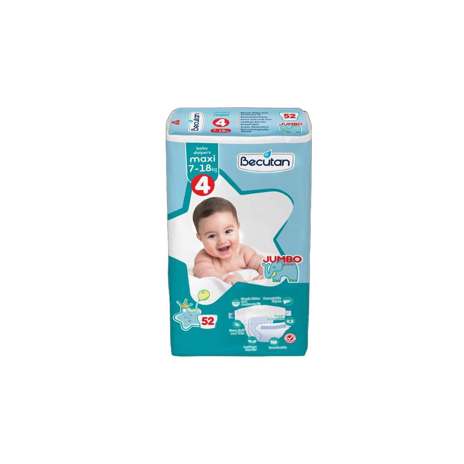 Becutan pelene 4 7-18kg 52kom 