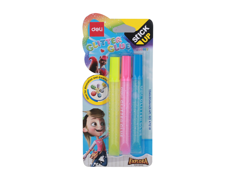 Ljepak Glitter Neon 12Ml 3 Boje 