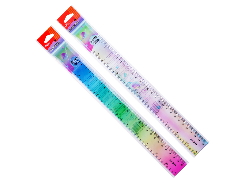 Linijar Pastel 30Cm 2 Boje 