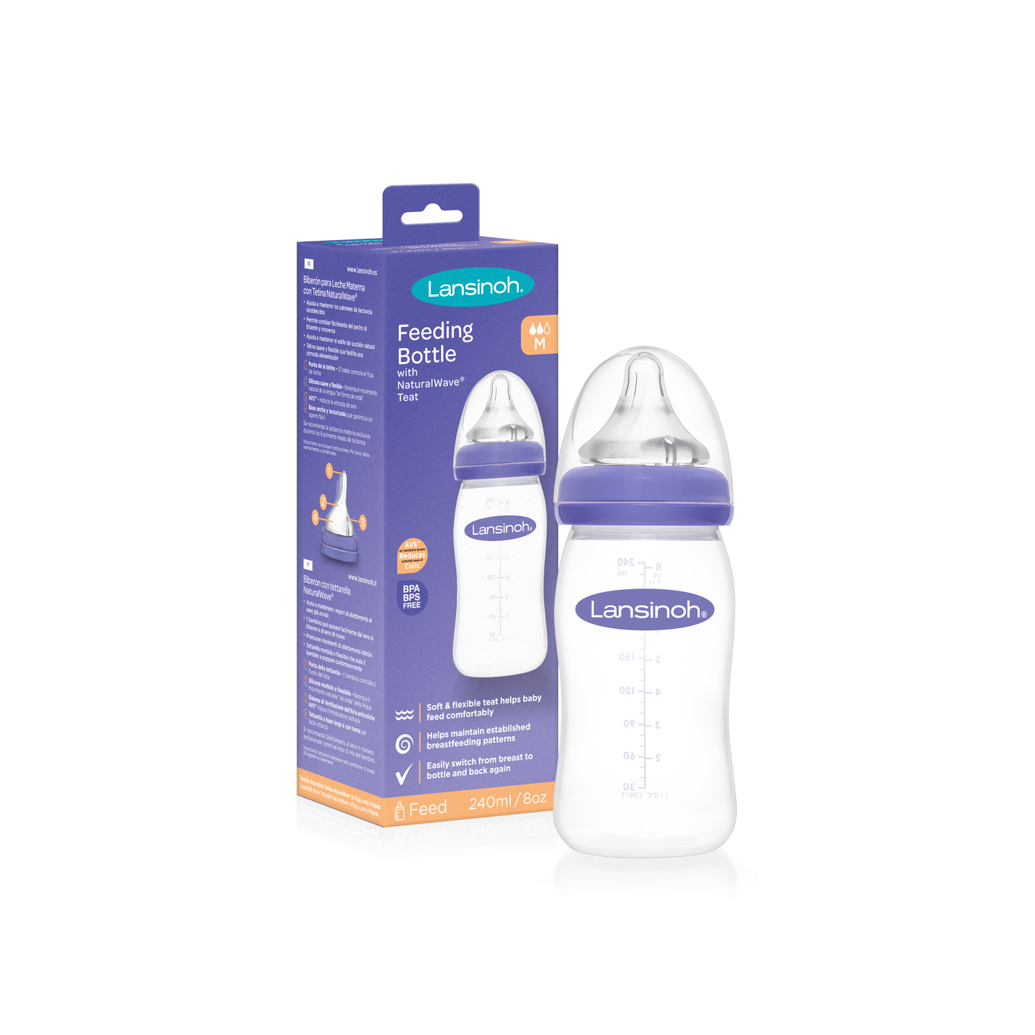 Lansinoh boca 240 ml 