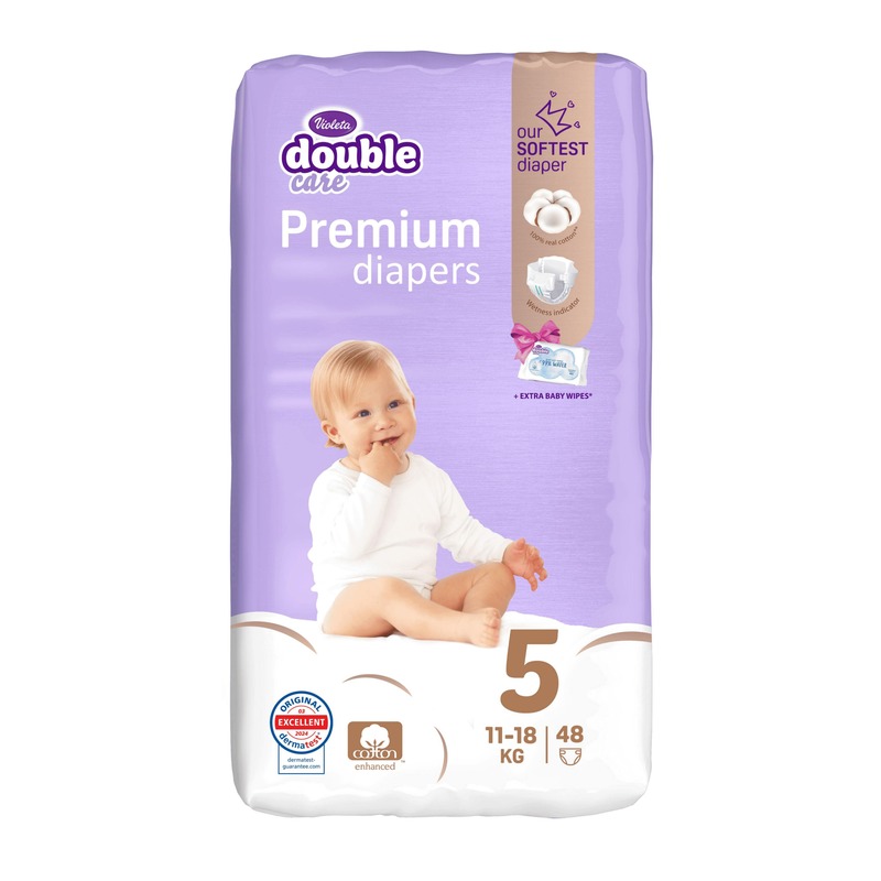 Violeta pelene DC Cotton Air Dry 5 Junior 48kom 