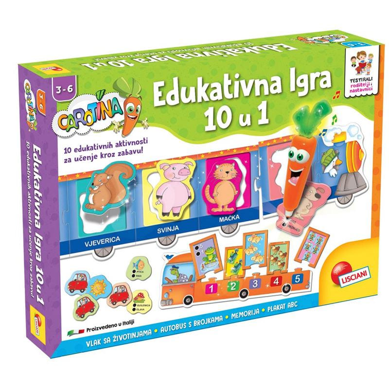 Carotina edukativna igra 10 u 1 