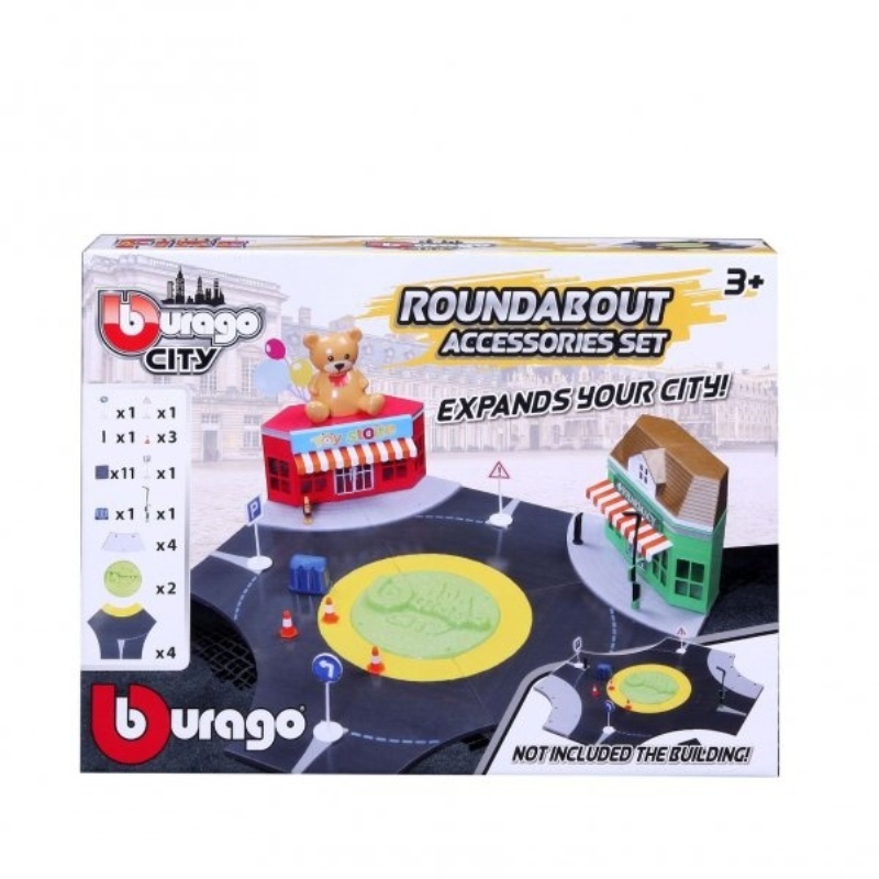 Bburago City Roundabout Playset 