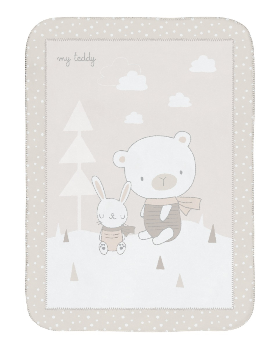 Kikka boo super mekana dekica 110x140, my teddy 