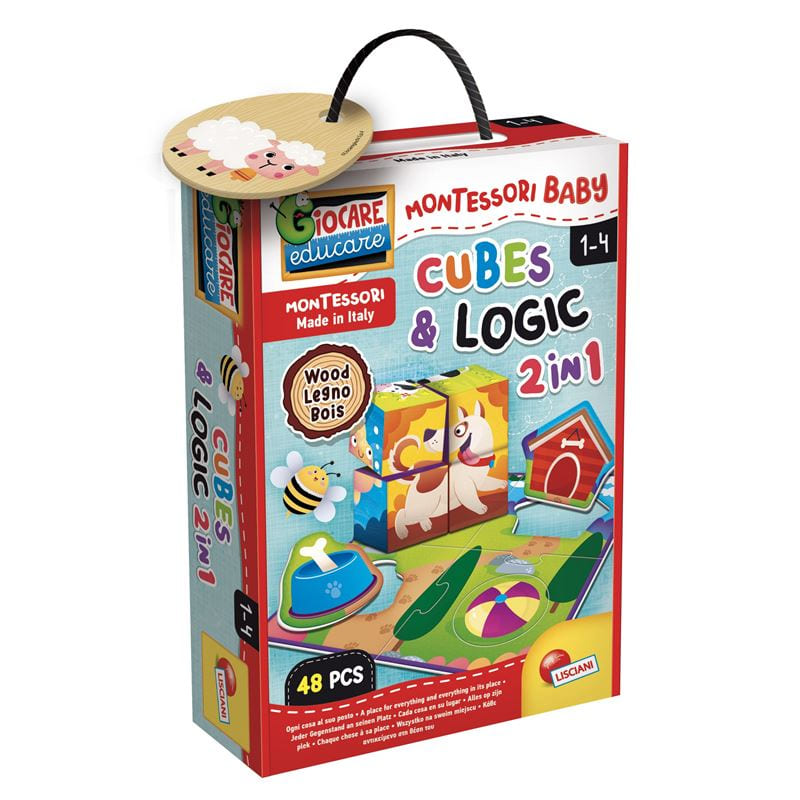 Montessori drvene kocke i logika 