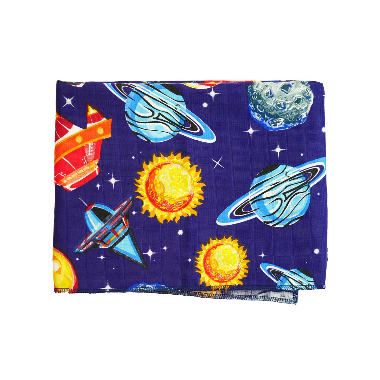 Lillo&Pippo muslin pelena 80x80cm, Svemir 
