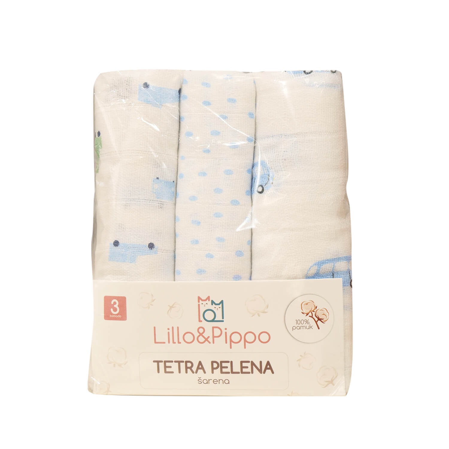 Lillo&Pippo tetra pelene 3u1 