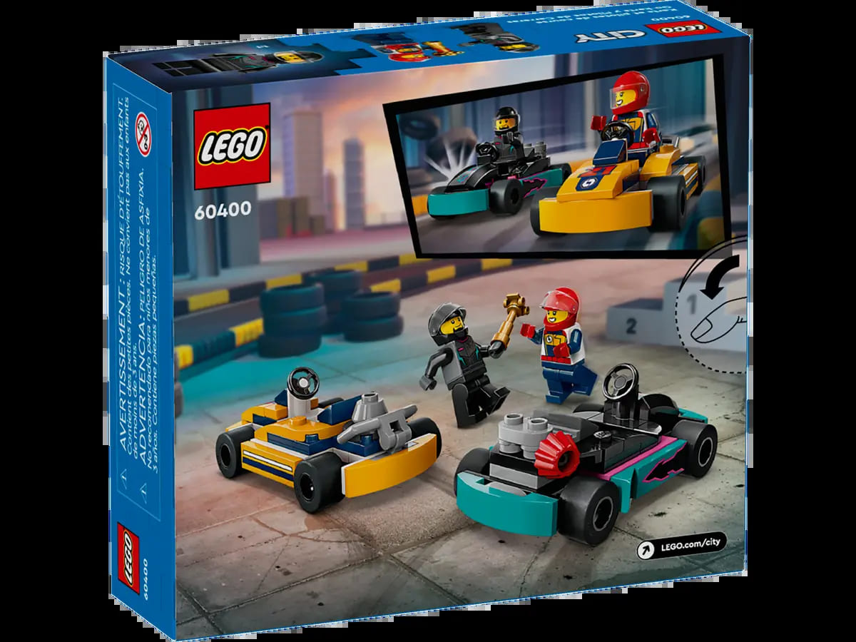 Lego Go-Karts i vozač 