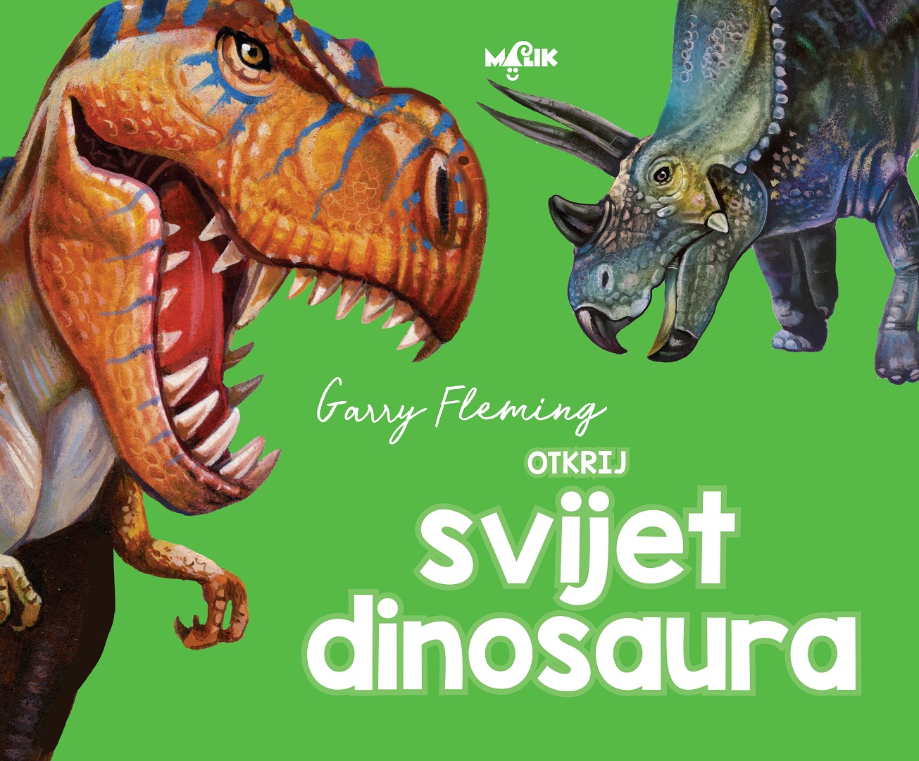 Malik knjiga Otkrij Svijet Dinosaura 