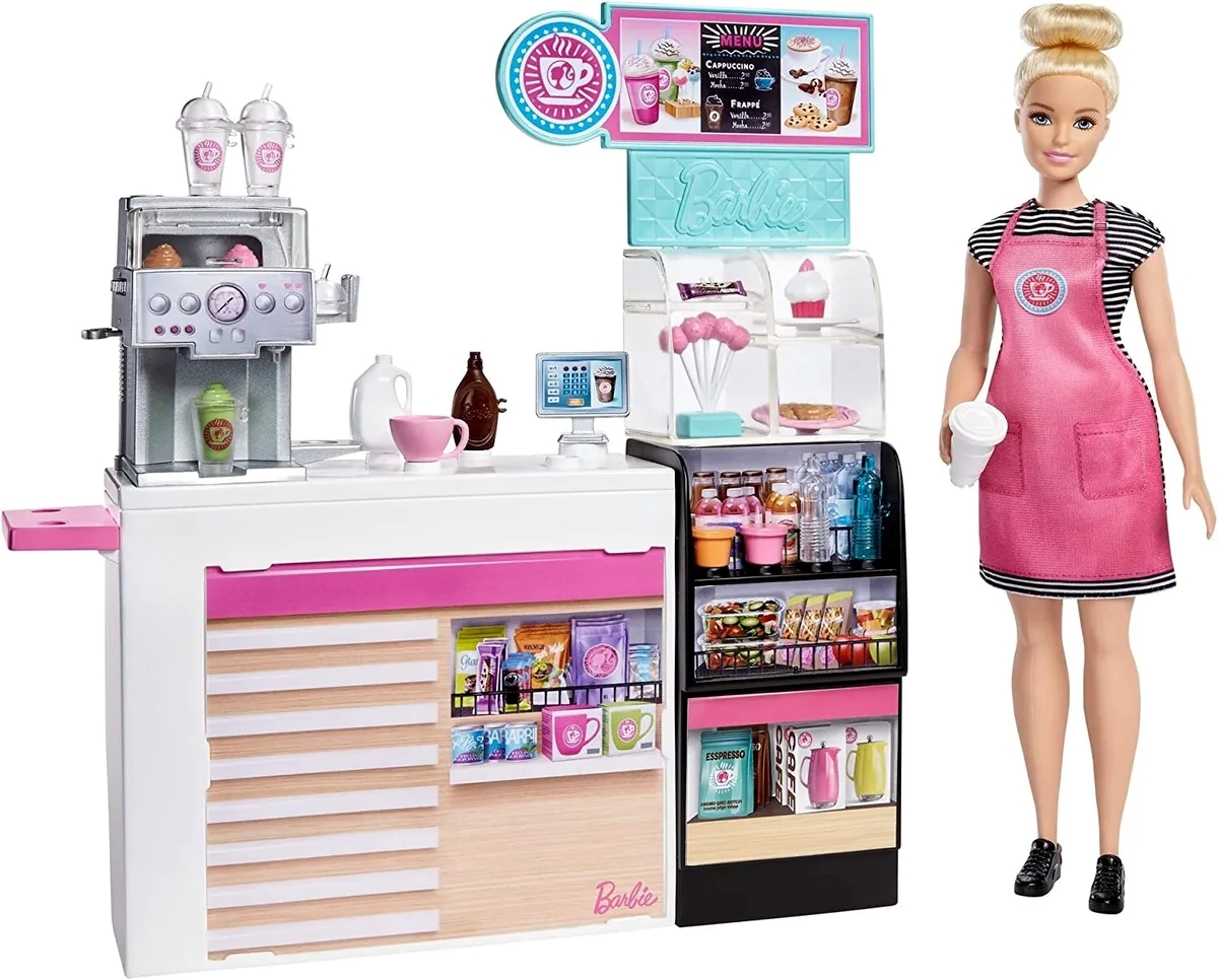 Barbie set - karijere - u kafeteriji 