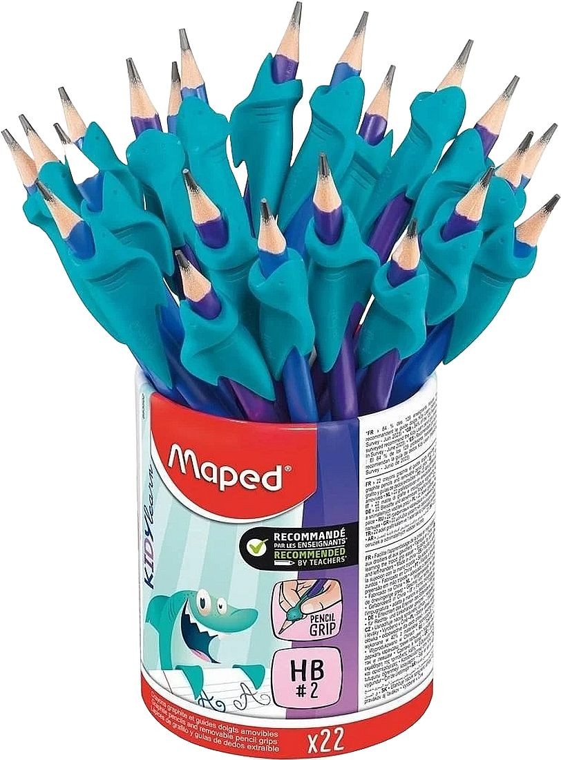 Olovka grafitna 22/1 sa gumicom+Ergo držač Maped 