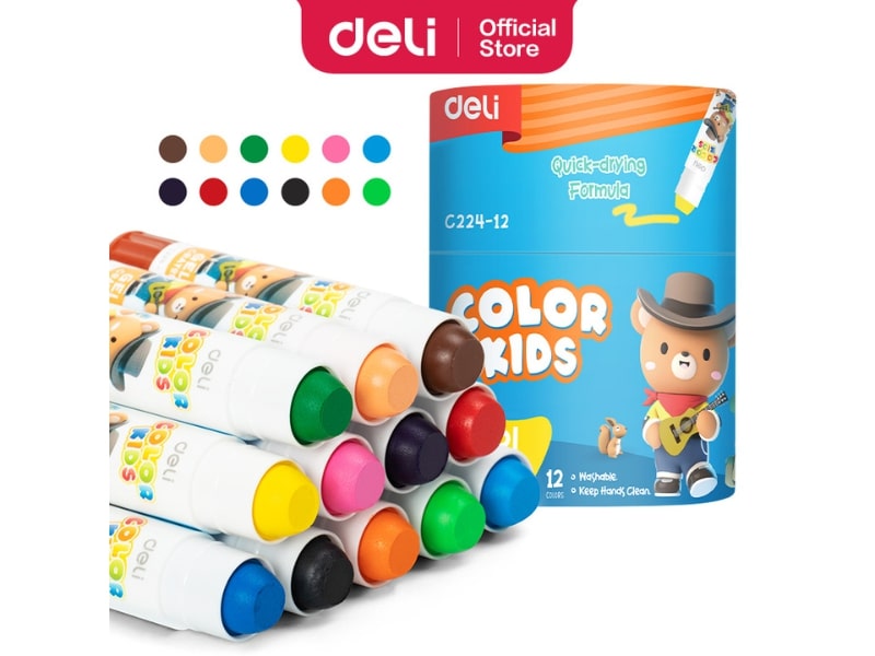 Color kids gel tempera u tubi 1/12 