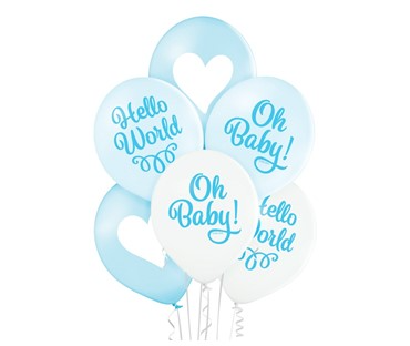 Baloni oh baby 30cm,6kom 