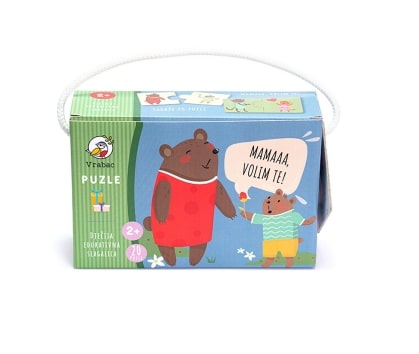 Vrabac Puzzle toddler,roditelj i djeca za djecu2+ 