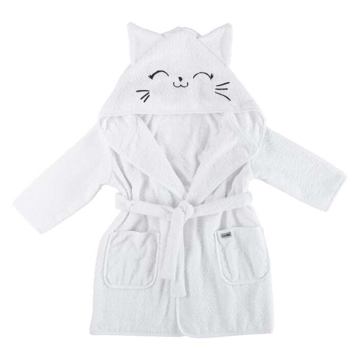 BUBA bademantil 104/110/116 white Kitty 