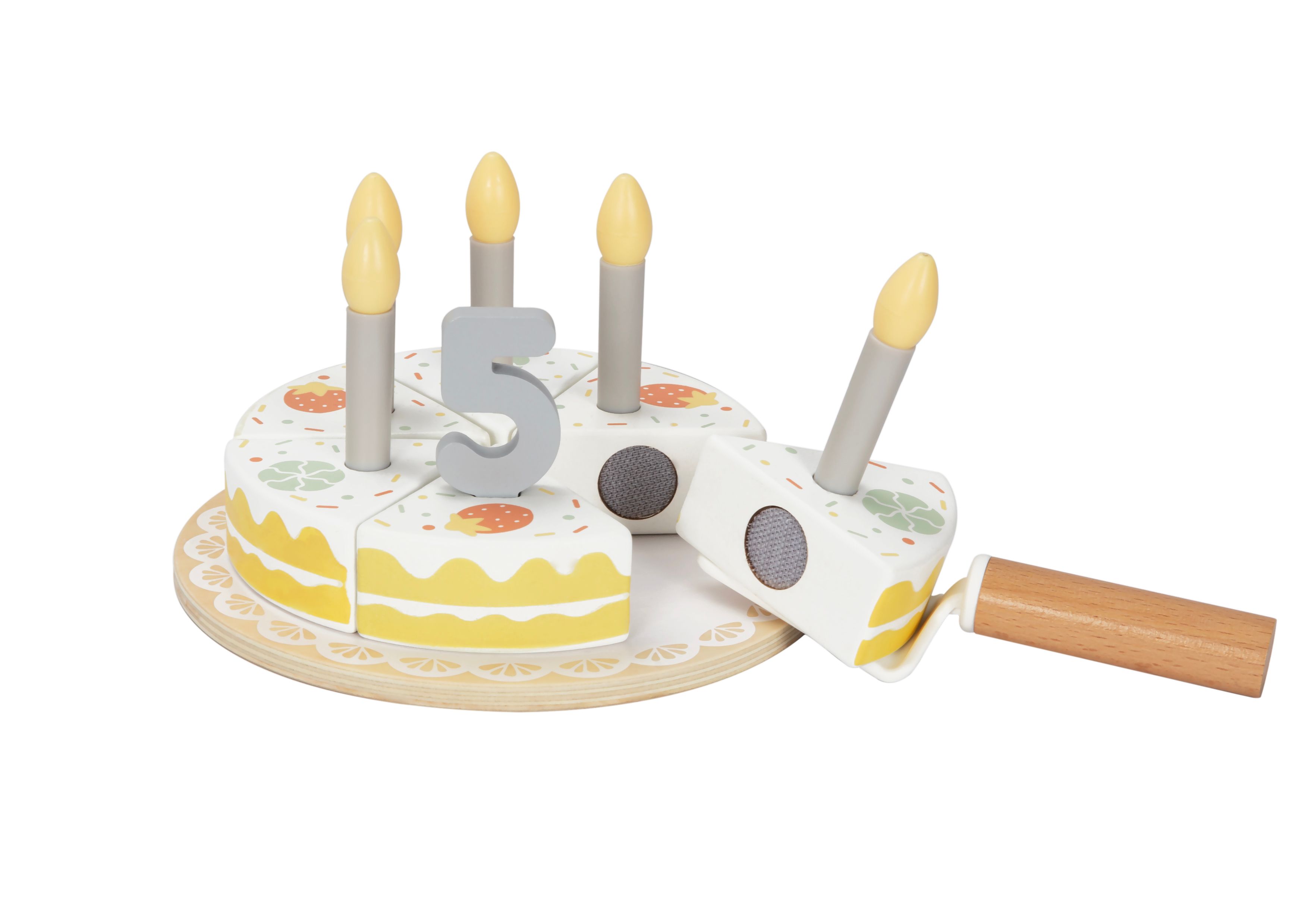 Cute&Cool drvena igračka set rođendanska torta 
